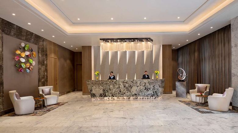 <b>Radisson Mumbai Andheri MIDC Lobby</b>. Images powered by <a href="https://iceportal.shijigroup.com/" title="IcePortal" target="_blank">IcePortal</a>.