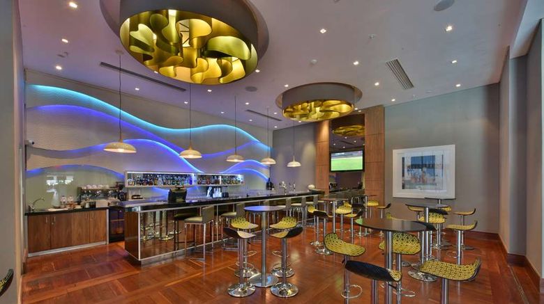 <b>Radisson Blu Gautrain Hotel, Sandton Restaurant</b>. Images powered by <a href="https://iceportal.shijigroup.com/" title="IcePortal" target="_blank">IcePortal</a>.