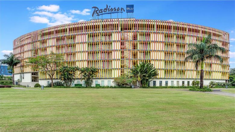 Radisson Blu Hotel  and  Convention Centre Exterior. Images powered by <a href="https://iceportal.shijigroup.com" target="_blank" rel="noopener">Ice Portal</a>.