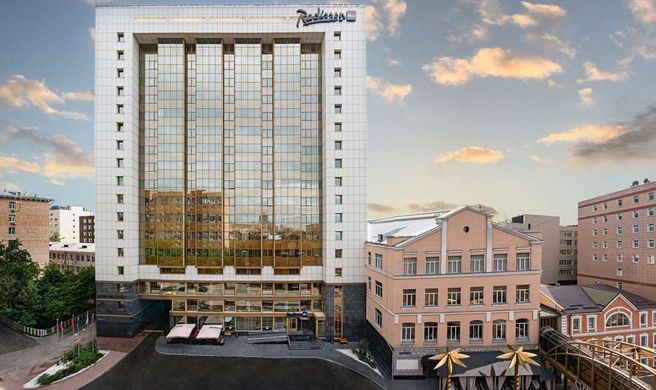 Radisson Blu Belorusskaya Hotel, Moscow Exterior