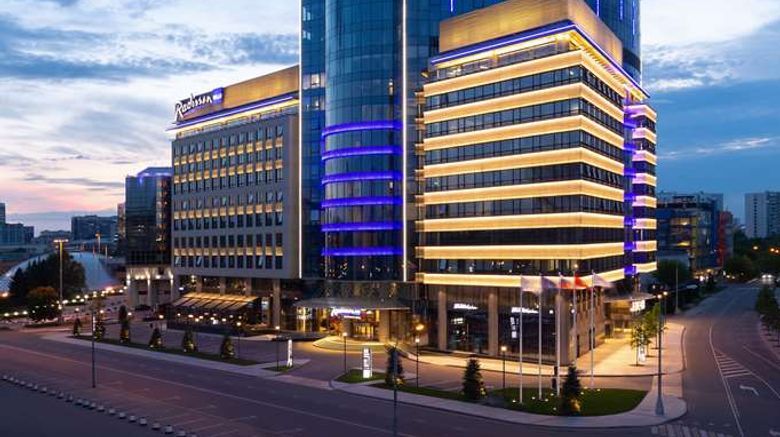 <b>Radisson Blu Olympiyskiy Hotel, Moscow Exterior</b>. Images powered by <a href="https://iceportal.shijigroup.com/" title="IcePortal" target="_blank">IcePortal</a>.