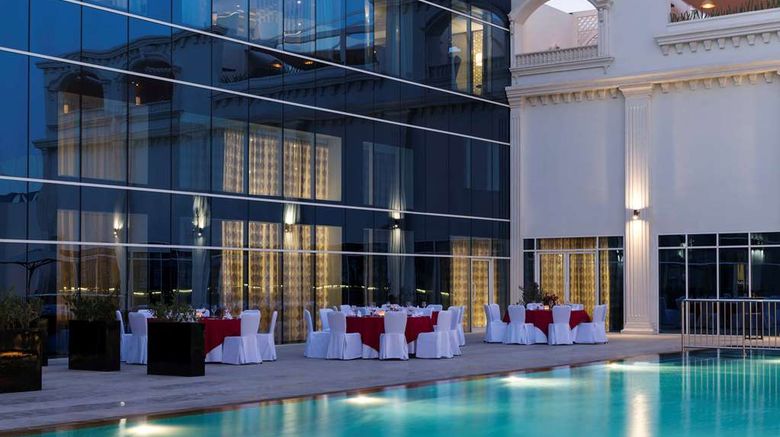 <b>Radisson Blu Hotel Ajman Pool</b>. Images powered by <a href="https://iceportal.shijigroup.com/" title="IcePortal" target="_blank">IcePortal</a>.