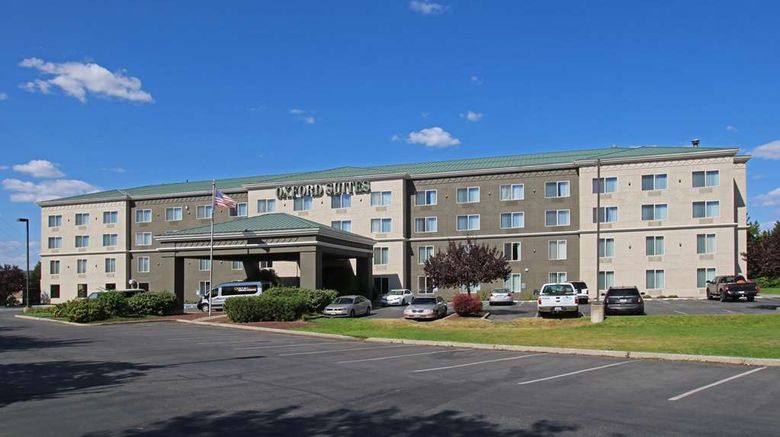 Oxford Suites Spokane Valley Exterior. Images powered by <a href="https://iceportal.shijigroup.com" target="_blank" rel="noopener">Ice Portal</a>.