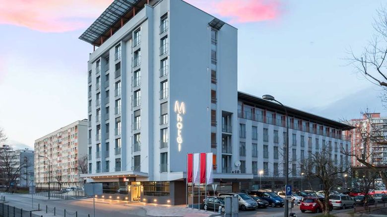 <b>M hotel Ljubljana Exterior</b>. Images powered by <a href="https://iceportal.shijigroup.com/" title="IcePortal" target="_blank">IcePortal</a>.