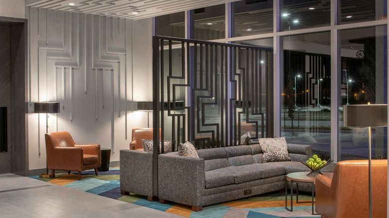 <b>Hyatt House East Moline/Quad Cities Lobby</b>. Images powered by <a href="https://iceportal.shijigroup.com/" title="IcePortal" target="_blank">IcePortal</a>.
