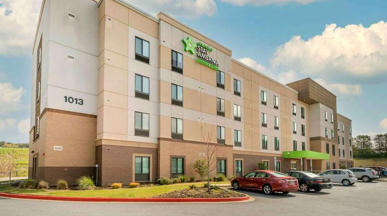 Extended Stay America Prem Stes Greenvil Exterior. Images powered by <a href="https://iceportal.shijigroup.com" target="_blank" rel="noopener">Ice Portal</a>.