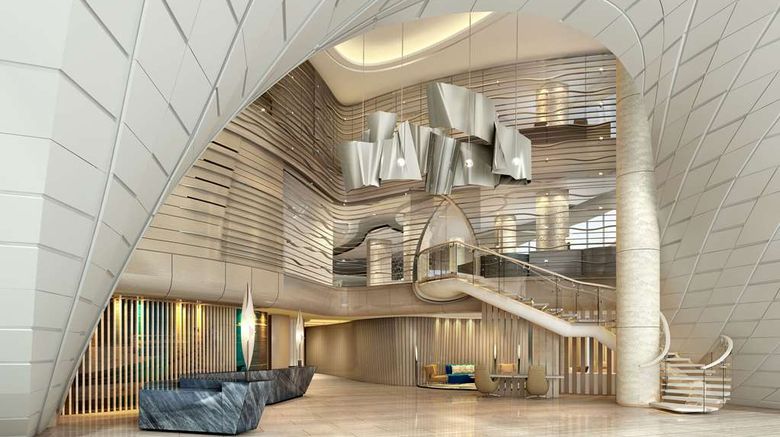 <b>DoubleTree by Hilton Ahmedabad Lobby</b>. Images powered by <a href="https://iceportal.shijigroup.com/" title="IcePortal" target="_blank">IcePortal</a>.