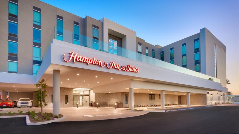 <b>Hampton Inn/Stes Anaheim Resort Conv Ctr Exterior</b>. Images powered by <a href="https://iceportal.shijigroup.com/" title="IcePortal" target="_blank">IcePortal</a>.