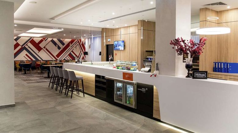 <b>Hampton by Hilton, Brest Lobby</b>. Images powered by <a href="https://iceportal.shijigroup.com/" title="IcePortal" target="_blank">IcePortal</a>.