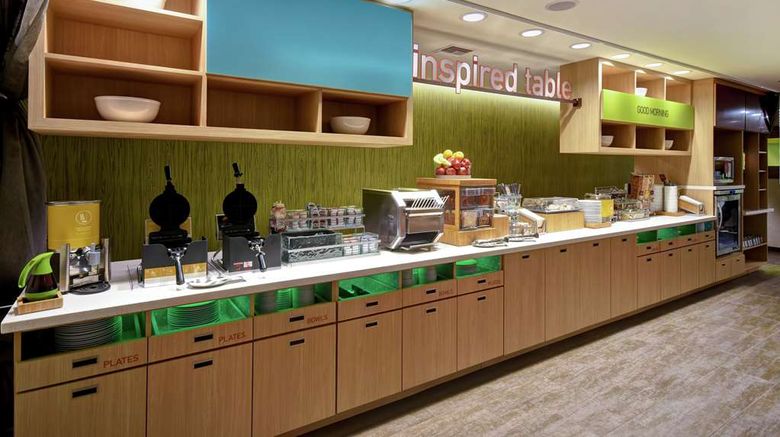 <b>Home2 Suites by Hilton Harvey Restaurant</b>. Images powered by <a href="https://iceportal.shijigroup.com/" title="IcePortal" target="_blank">IcePortal</a>.