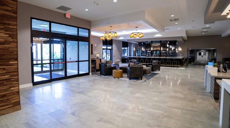 <b>Hilton Garden Inn Spartanburg Lobby</b>. Images powered by <a href="https://iceportal.shijigroup.com/" title="IcePortal" target="_blank">IcePortal</a>.