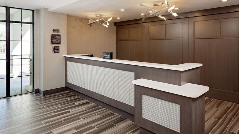<b>Homewood Suites by Hilton Ronkonkoma Lobby</b>. Images powered by <a href="https://iceportal.shijigroup.com/" title="IcePortal" target="_blank">IcePortal</a>.
