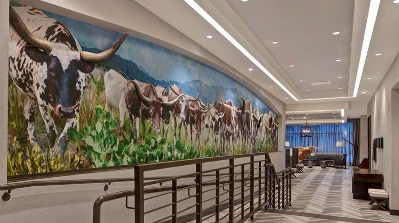 <b>Hampton Inn & Suites Riverwalk Lobby</b>. Images powered by <a href="https://iceportal.shijigroup.com/" title="IcePortal" target="_blank">IcePortal</a>.