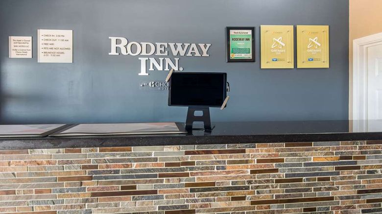 <b>Rodeway Inn Nashville Lobby</b>. Images powered by <a href="https://iceportal.shijigroup.com/" title="IcePortal" target="_blank">IcePortal</a>.