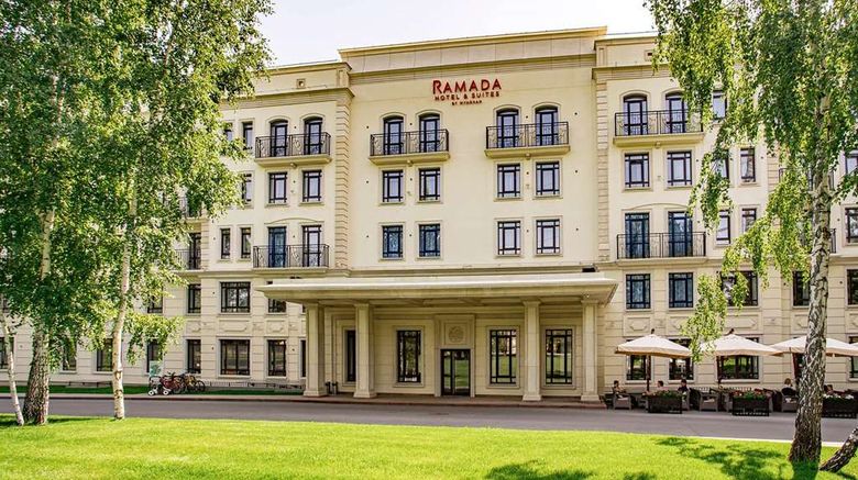 <b>Ramada Hotel/Suites Novosibirsk Zhukovka Exterior</b>. Images powered by <a href="https://iceportal.shijigroup.com/" title="IcePortal" target="_blank">IcePortal</a>.