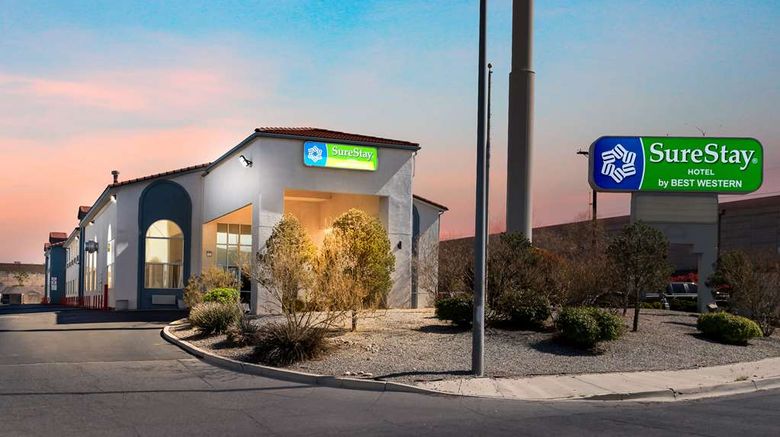 SureStay by Best Western Albuquerque Mid Exterior. Images powered by <a href="https://iceportal.shijigroup.com" target="_blank" rel="noopener">Ice Portal</a>.