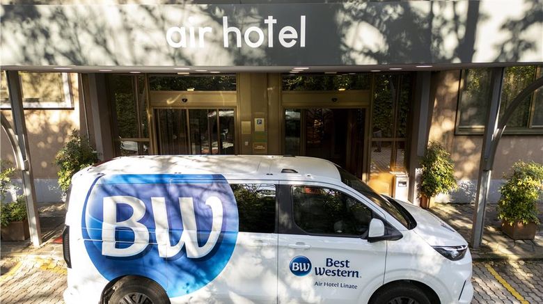 <b>Best Western Air Hotel Linate Exterior</b>. Images powered by <a href="https://iceportal.shijigroup.com/" title="IcePortal" target="_blank">IcePortal</a>.