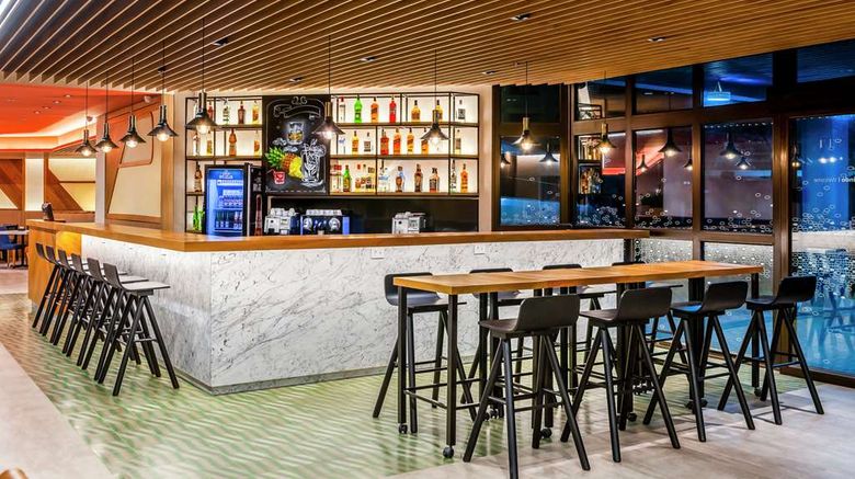 <b>Hampton by Hilton Guarulhos Restaurant</b>. Images powered by <a href="https://iceportal.shijigroup.com/" title="IcePortal" target="_blank">IcePortal</a>.