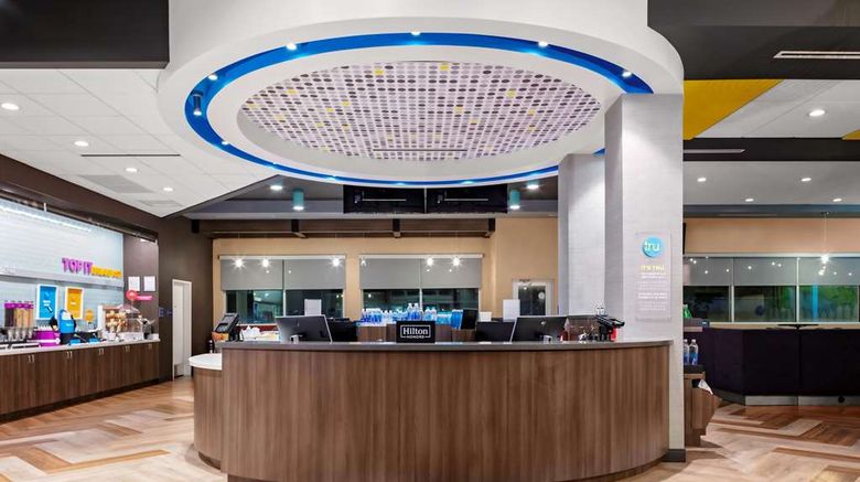 <b>Tru by Hilton Cypress Houston Lobby</b>. Images powered by <a href="https://iceportal.shijigroup.com/" title="IcePortal" target="_blank">IcePortal</a>.