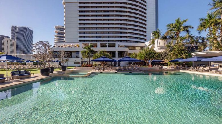 <b>The Star Grand Hotel, Gold Coast Pool</b>. Images powered by <a href="https://iceportal.shijigroup.com/" title="IcePortal" target="_blank">IcePortal</a>.
