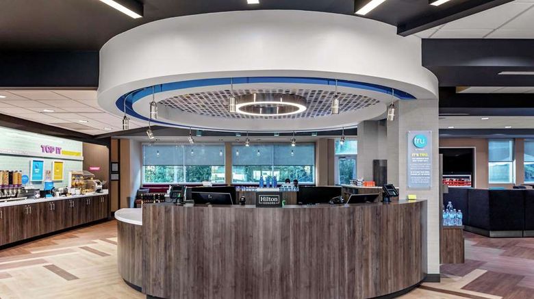 <b>TRU by Hilton Crossett Lobby</b>. Images powered by <a href="https://iceportal.shijigroup.com/" title="IcePortal" target="_blank">IcePortal</a>.