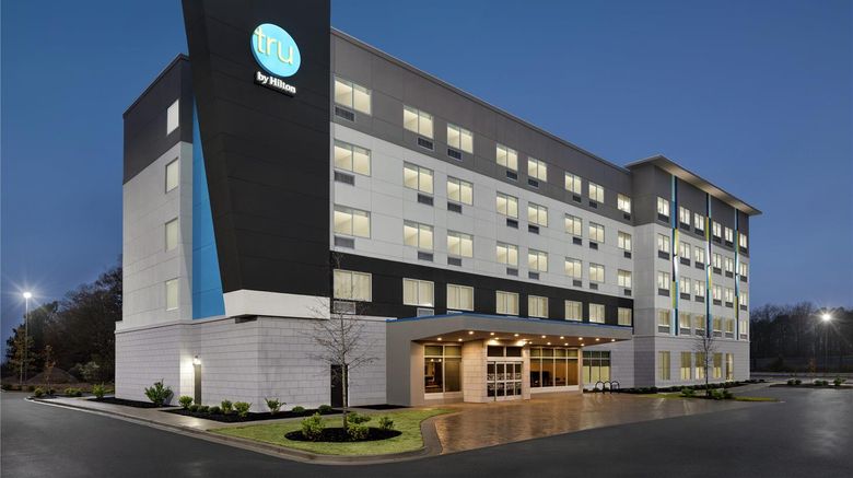 <b>Tru by Hilton Greenville Woodruff Road Exterior</b>. Images powered by <a href="https://iceportal.shijigroup.com/" title="IcePortal" target="_blank">IcePortal</a>.