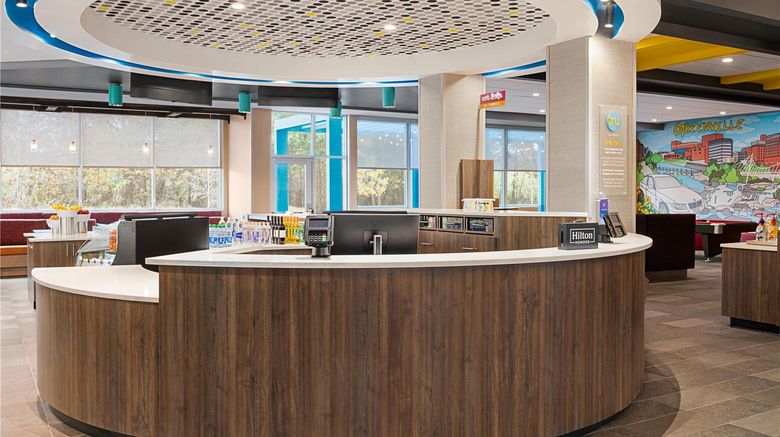 <b>Tru by Hilton Greenville Woodruff Road Lobby</b>. Images powered by <a href="https://iceportal.shijigroup.com/" title="IcePortal" target="_blank">IcePortal</a>.