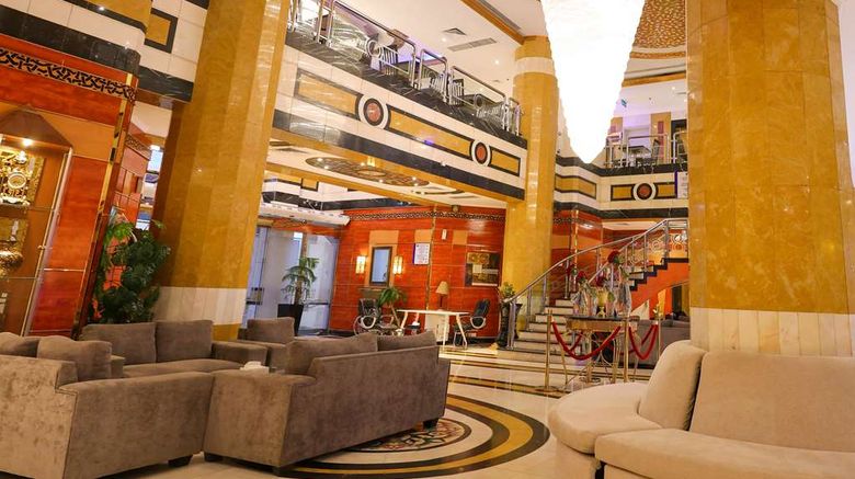 <b>Golden Tulip Shakreen Hotel Lobby</b>. Images powered by <a href="https://iceportal.shijigroup.com/" title="IcePortal" target="_blank">IcePortal</a>.