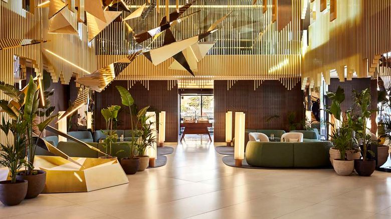 <b>Grand Hyatt Barcelona Lobby</b>. Images powered by <a href=https://www.travelagewest.com/Hotels/Barcelona/