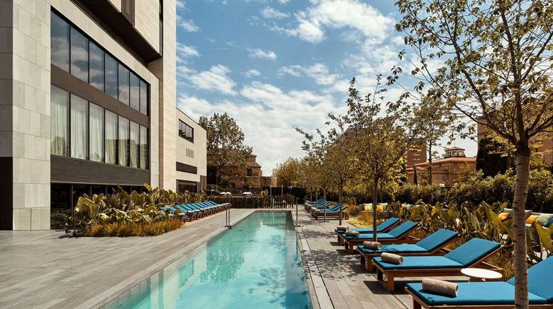 <b>Grand Hyatt Barcelona Pool</b>. Images powered by <a href=https://www.travelagewest.com/Hotels/Barcelona/