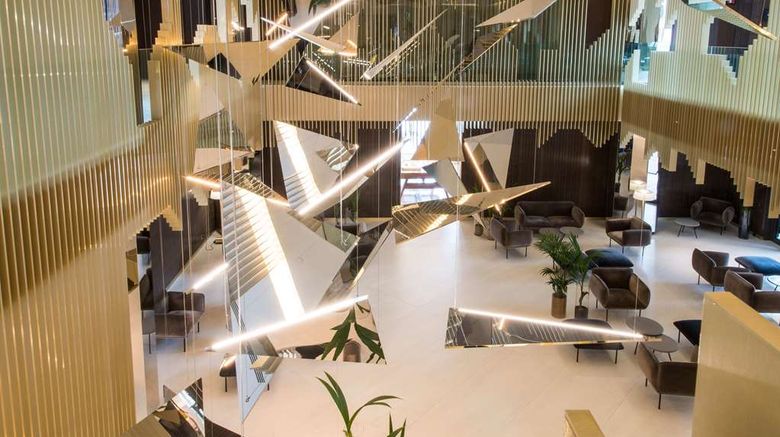 <b>Grand Hyatt Barcelona Lobby</b>. Images powered by <a href=https://www.travelagewest.com/Hotels/Barcelona/