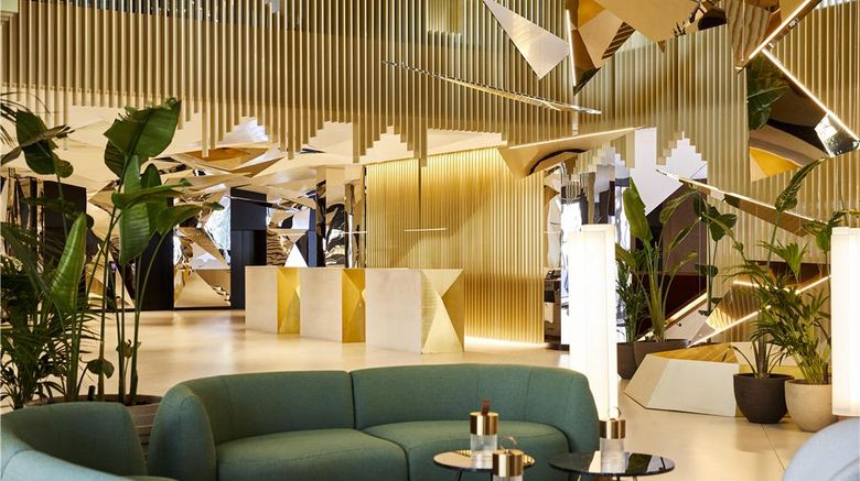 <b>Grand Hyatt Barcelona Lobby</b>. Images powered by <a href=https://www.travelagewest.com/Hotels/Barcelona/