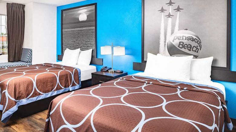 <b>Super 8 by Wyndham Pensacola Room</b>. Images powered by <a href="https://iceportal.shijigroup.com/" title="IcePortal" target="_blank">IcePortal</a>.