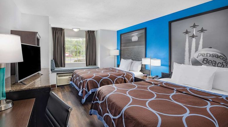 <b>Super 8 by Wyndham Pensacola Room</b>. Images powered by <a href="https://iceportal.shijigroup.com/" title="IcePortal" target="_blank">IcePortal</a>.