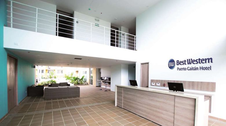 <b>Best Western Puerto Gaitan Hotel Lobby</b>. Images powered by <a href="https://iceportal.shijigroup.com/" title="IcePortal" target="_blank">IcePortal</a>.