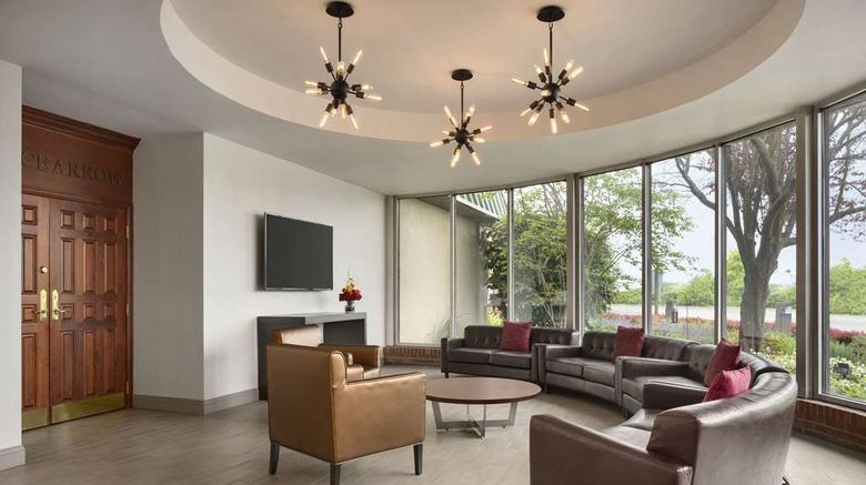Ramada by Wyndham Beaver Falls Lobby. Images powered by <a href="https://iceportal.shijigroup.com" target="_blank" rel="noopener">Ice Portal</a>.