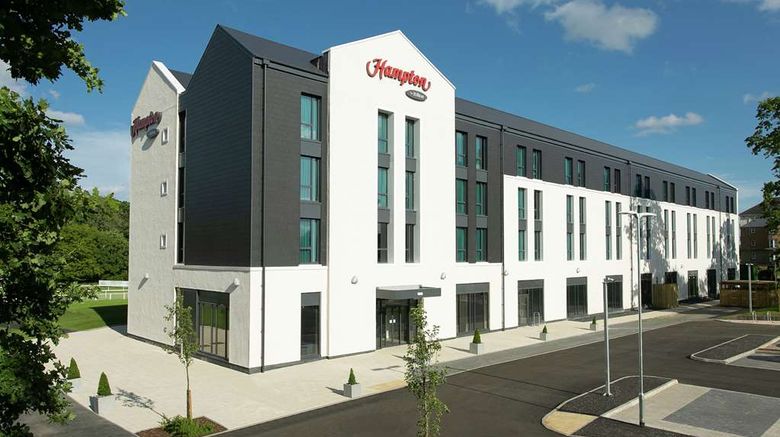 <b>Hampton by Hilton Hamilton Park Exterior</b>. Images powered by <a href="https://iceportal.shijigroup.com/" title="IcePortal" target="_blank">IcePortal</a>.