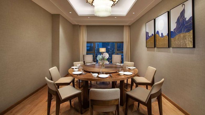 <b>Ramada Encore Wyndham Wuhan Caidian Restaurant</b>. Images powered by <a href="https://iceportal.shijigroup.com/" title="IcePortal" target="_blank">IcePortal</a>.