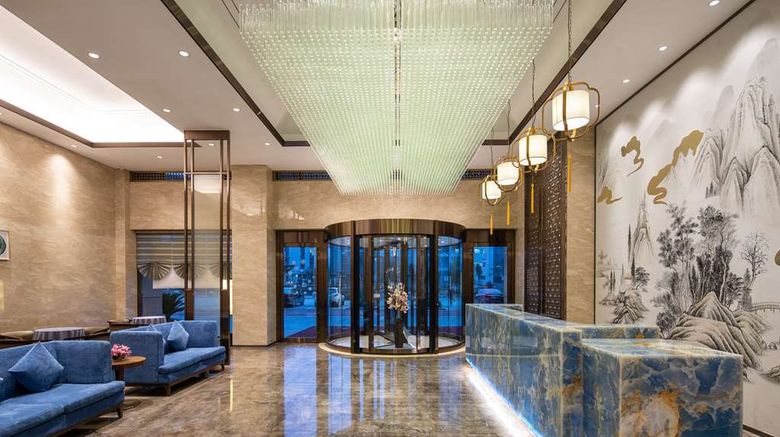 <b>Ramada Encore Wyndham Wuhan Caidian Lobby</b>. Images powered by <a href="https://iceportal.shijigroup.com/" title="IcePortal" target="_blank">IcePortal</a>.