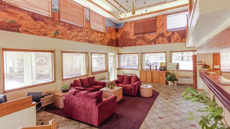 <b>Hotel Moab Downtown Lobby</b>. Images powered by <a href="https://iceportal.shijigroup.com/" title="IcePortal" target="_blank">IcePortal</a>.