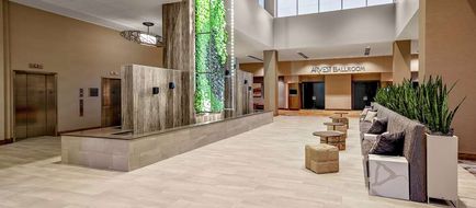 Embassy Suites Red Wolf Convention Ctr Lobby