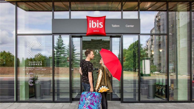 <b>Ibis Tallinn Center Exterior</b>. Images powered by <a href="https://iceportal.shijigroup.com/" title="IcePortal" target="_blank">IcePortal</a>.
