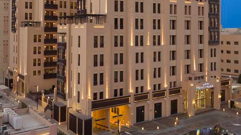 <b>Hyatt Place Dubai/Wasl District Exterior</b>. Images powered by <a href="https://iceportal.shijigroup.com/" title="IcePortal" target="_blank">IcePortal</a>.
