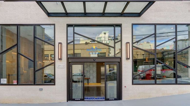 <b>Microtel Inn & Suites Long Island City Exterior</b>. Images powered by <a href="https://iceportal.shijigroup.com/" title="IcePortal" target="_blank">IcePortal</a>.