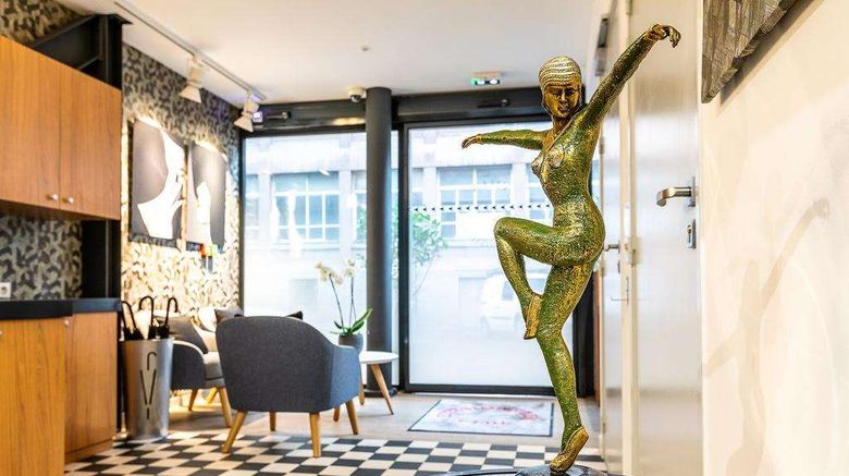<b>Hotel Villa Eiffel Mademoiselle Lobby</b>. Images powered by <a href="https://iceportal.shijigroup.com/" title="IcePortal" target="_blank">IcePortal</a>.