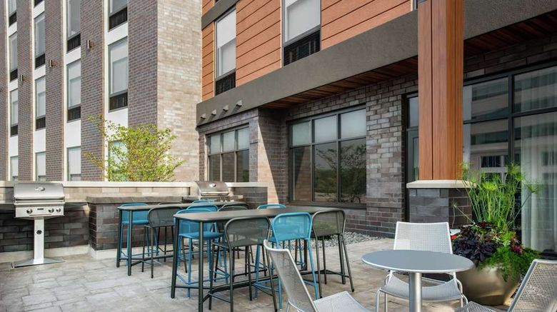 <b>Home2 Suites Central Alliant Energy Ctr Exterior</b>. Images powered by <a href="https://iceportal.shijigroup.com/" title="IcePortal" target="_blank">IcePortal</a>.