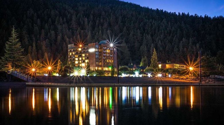 Harrison Hot Springs Resort  and  Spa Exterior. Images powered by <a href="https://iceportal.shijigroup.com" target="_blank" rel="noopener">Ice Portal</a>.