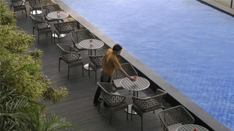 <b>Movenpick Surabaya City Pool</b>. Images powered by <a href="https://iceportal.shijigroup.com/" title="IcePortal" target="_blank">IcePortal</a>.