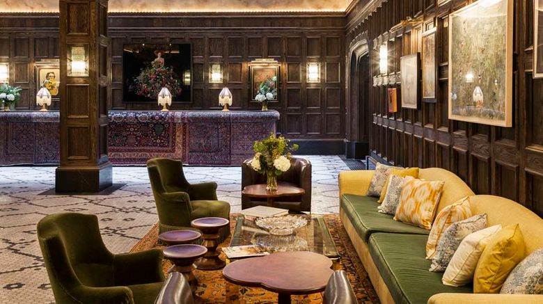 <b>The Beekman, a Thompson Hotel Lobby</b>. Images powered by <a href=https://www.travelagewest.com/Hotels/New-York-NY/