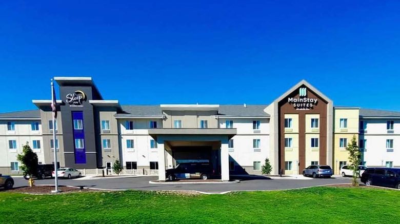 <b>MainStay Suites Spokane Exterior</b>. Images powered by <a href="https://iceportal.shijigroup.com/" title="IcePortal" target="_blank">IcePortal</a>.